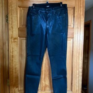 PAIGE Shiny Black Denim